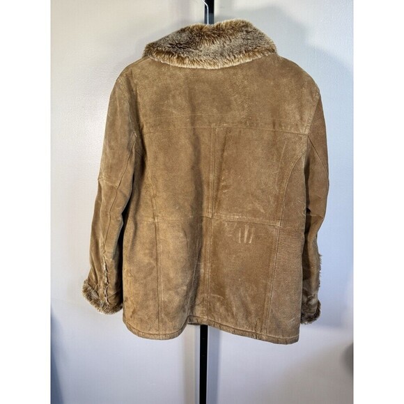 Vintage Studio C Leather Jacket Womens Medium Lined Y2K 90s - Picture 5 of 9